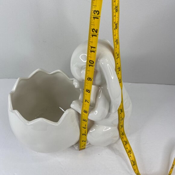 Rae Dunn Hop Bunny Easter Planter Pot Container - Picture 8 of 9